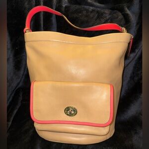 Coach Legacy Archival Two Tone Bucket Bag 22407